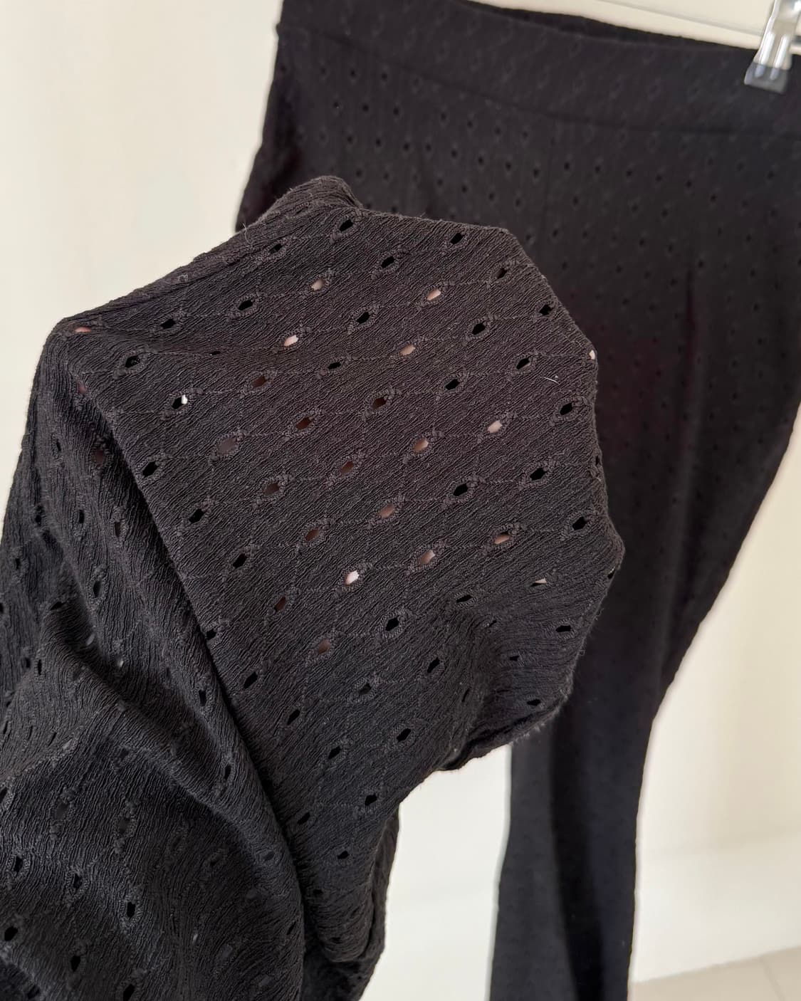 빈티지 펀칭 레이어드 팬츠 상품이미지4