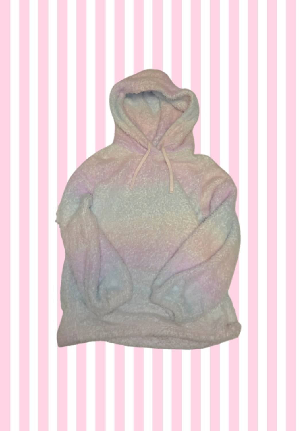 파스텔 임수정깔 무지개 갸루 모리걸 로리타 후드티 상품이미지1