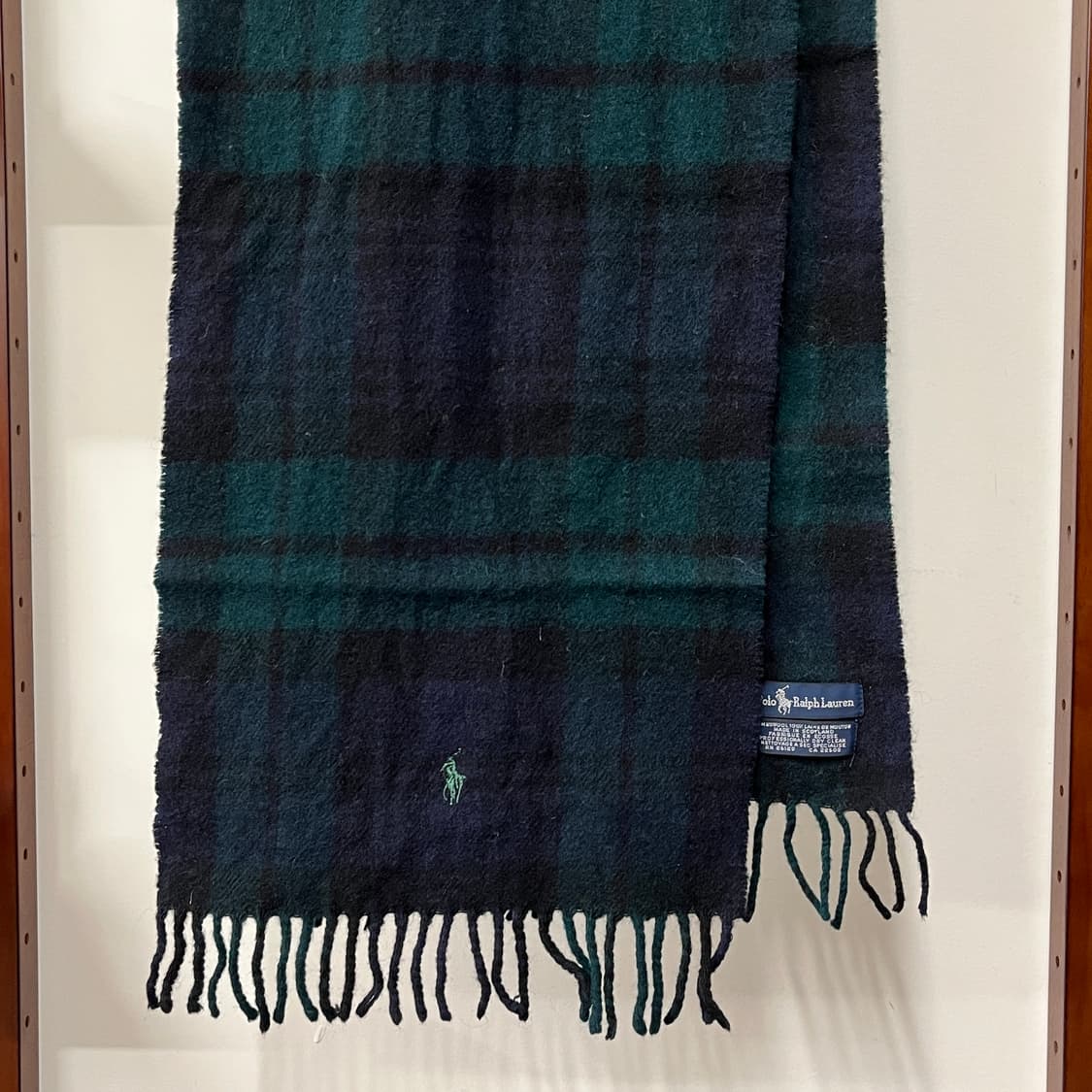 폴로 랄프로렌 90's 램스울 머플러 (스코틀랜드제 ) 상품이미지5