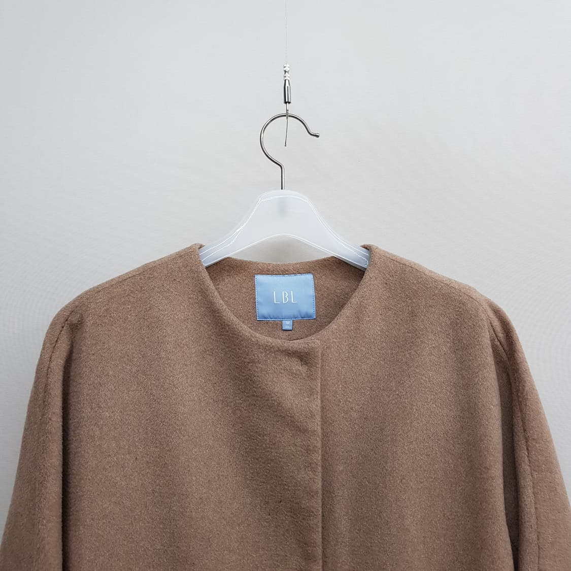 LBL 캐시미어 100% 라운드넥 롱코트 M사이즈 상품이미지2