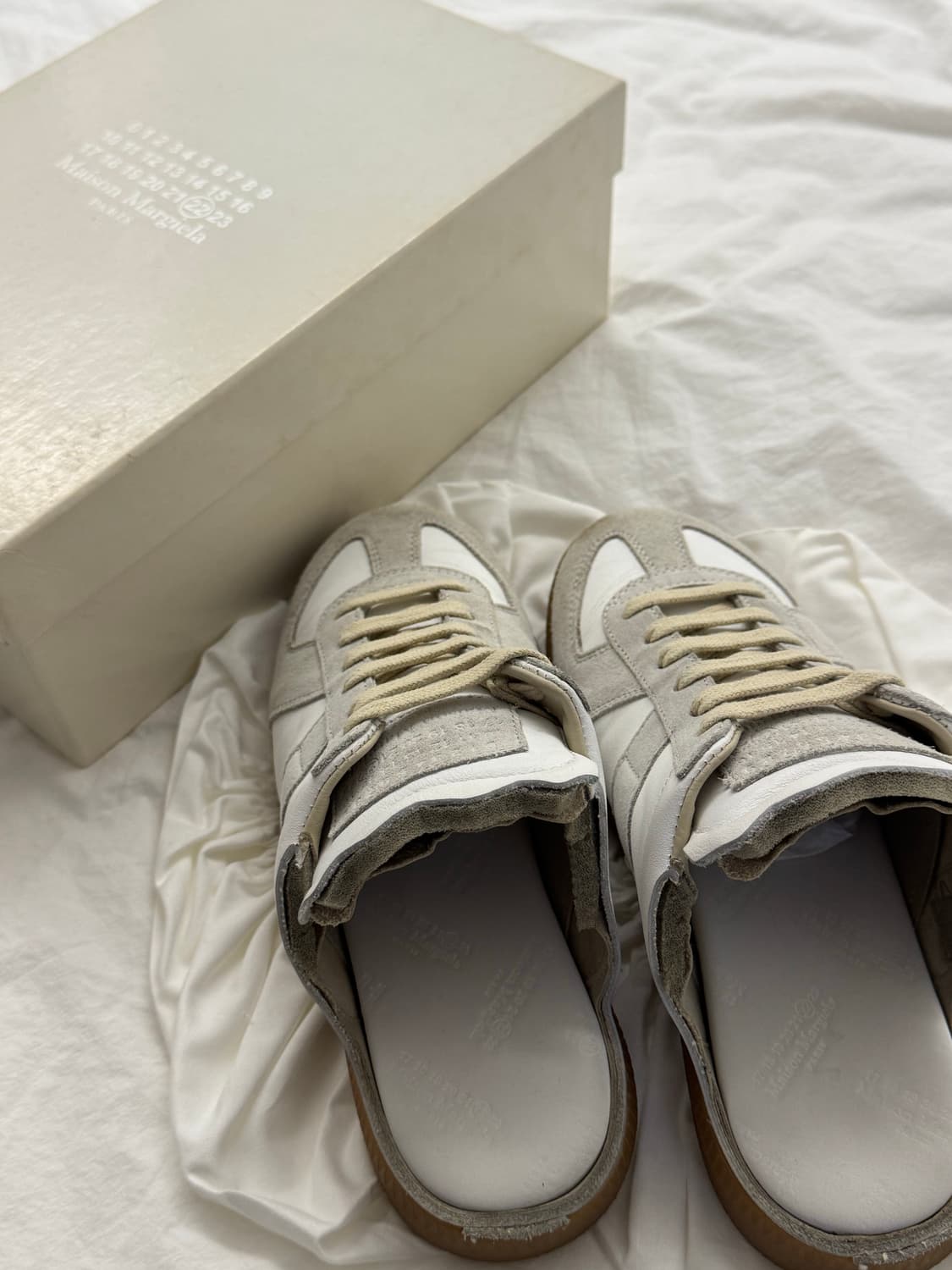 Masion margiela 메종 마르지엘라 컷아웃 독일군 스니커즈 상품이미지2