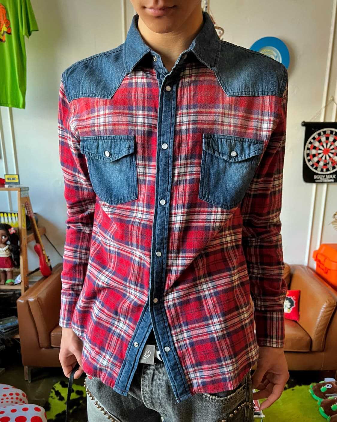 Semanticdesign Denim Docking Check Shirt 상품이미지2