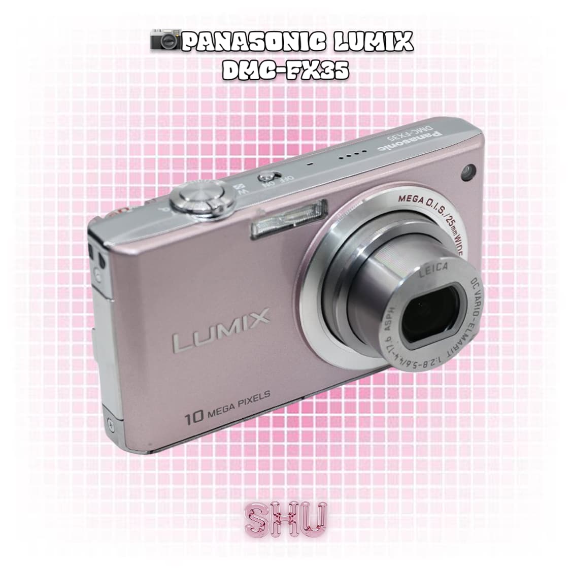 파나소닉 Panasonic 루믹스 DMC-FX35 빈티지 디카 핑크 상품이미지5