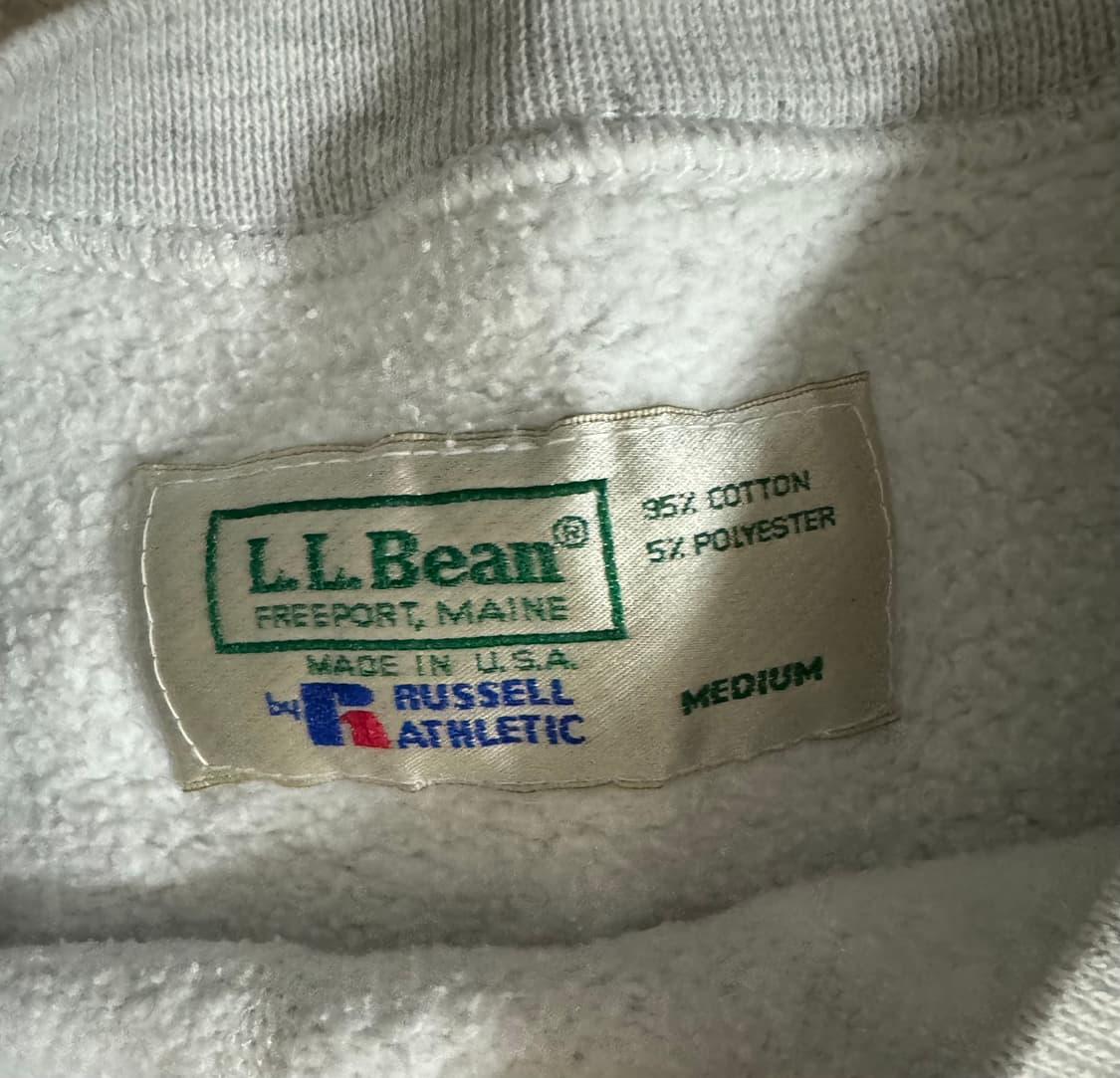 빈티지 러셀 x 엘엘빈 스웻 russell ll bean 상품이미지4