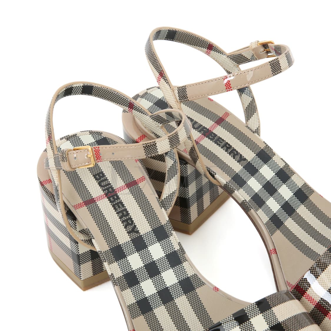버버리 샌들 페이턴트 빈티지 체크 슈즈 8046040 상품이미지7