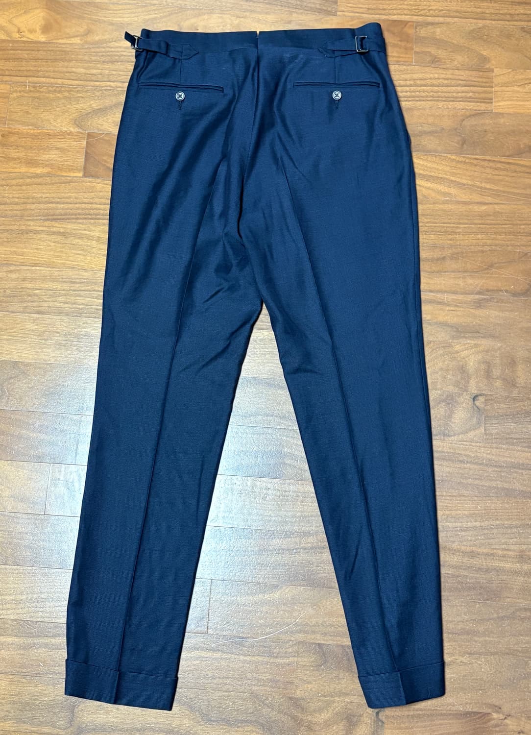 [Polo Ralph Lauren]네이비 울 블랜드 투턱 트라우저 팬츠 상품이미지4