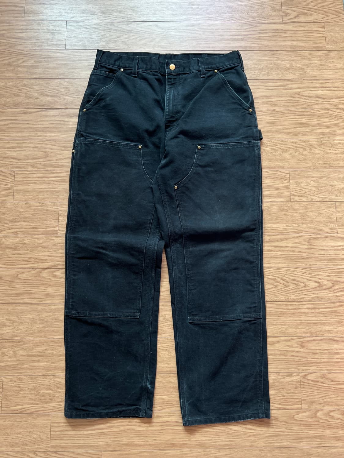빈티지 칼하트 더블니 B01 BLK 36x30 상품이미지2