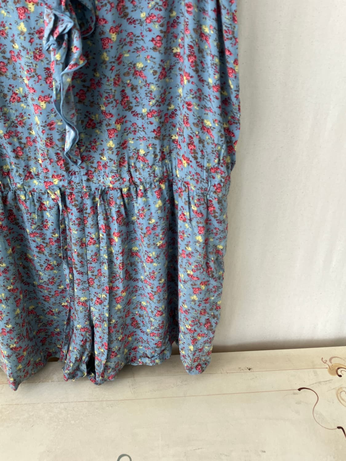 flower pattern sleeveless pants dress 상품이미지3