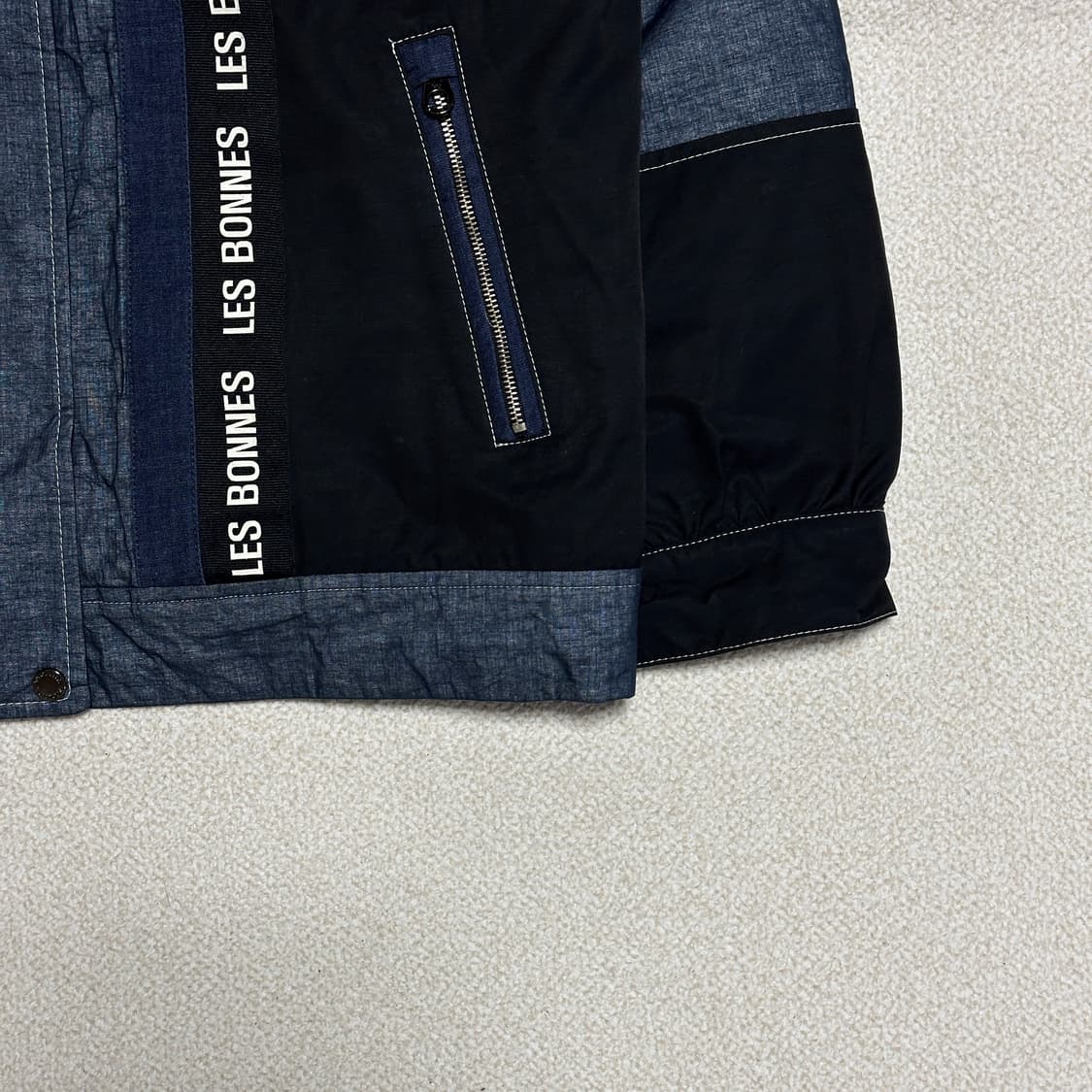 (택있음) 올리비아 로렌 데님 후드 점퍼 상품이미지5