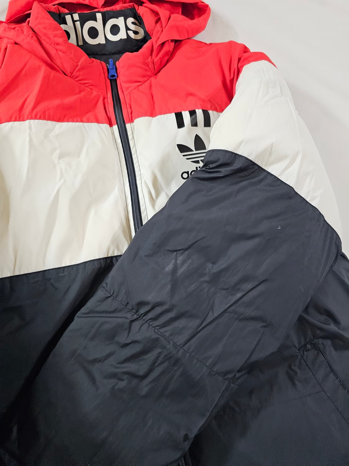 [105, XL] 아디다스 리버시블 양면 덕 다운 패딩 자켓 상품이미지7