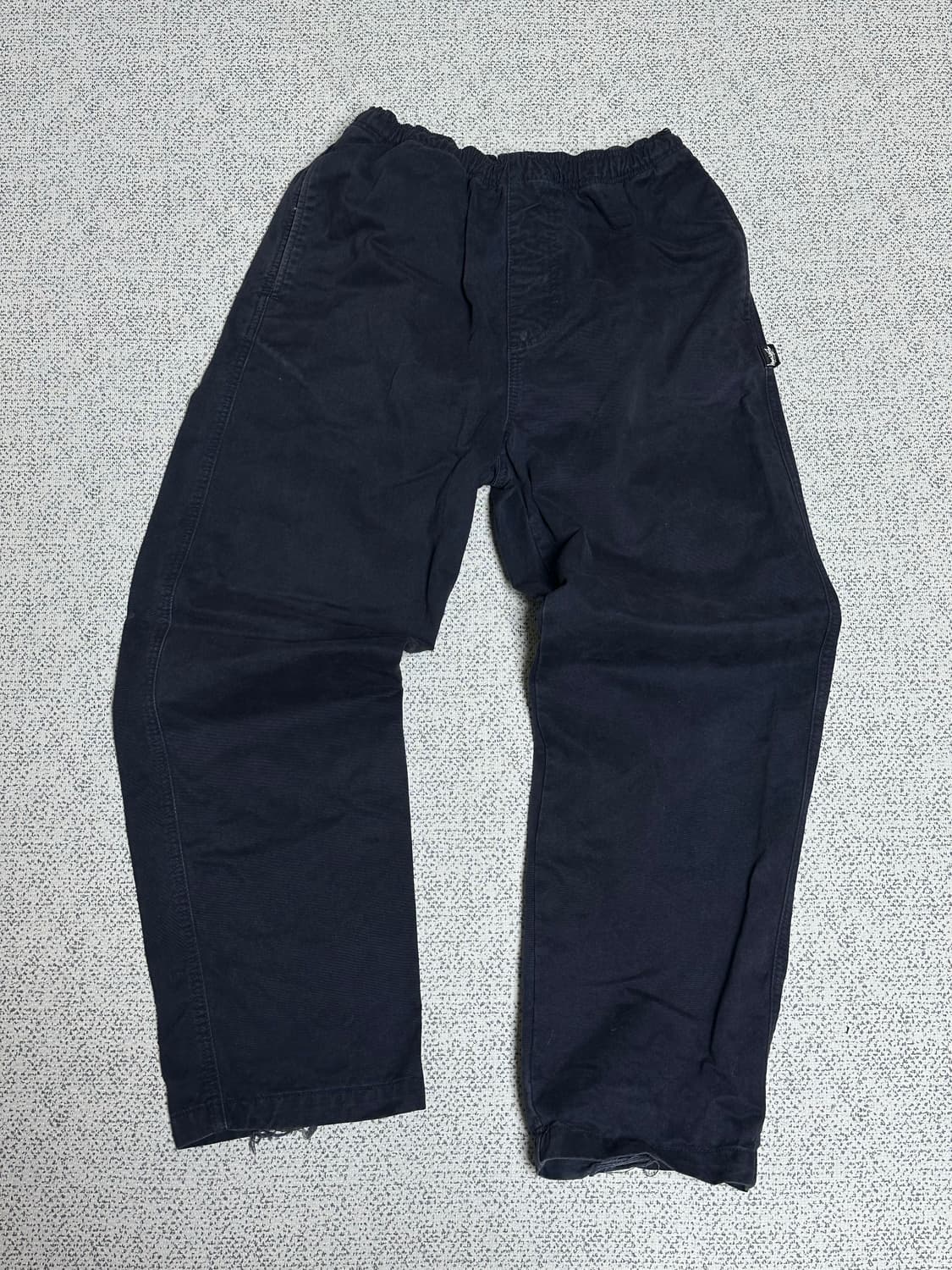 스투시 엘라스틱 팬츠 네이비 M 상품이미지3