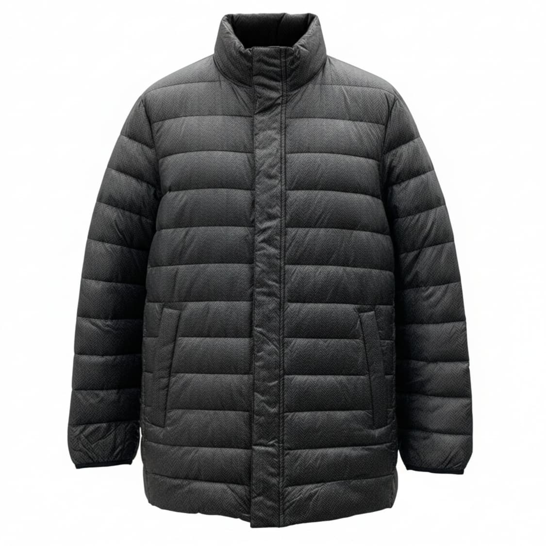 일본 유니클로 헤링본 패턴 덕다운 경량패딩 1818 상품이미지1