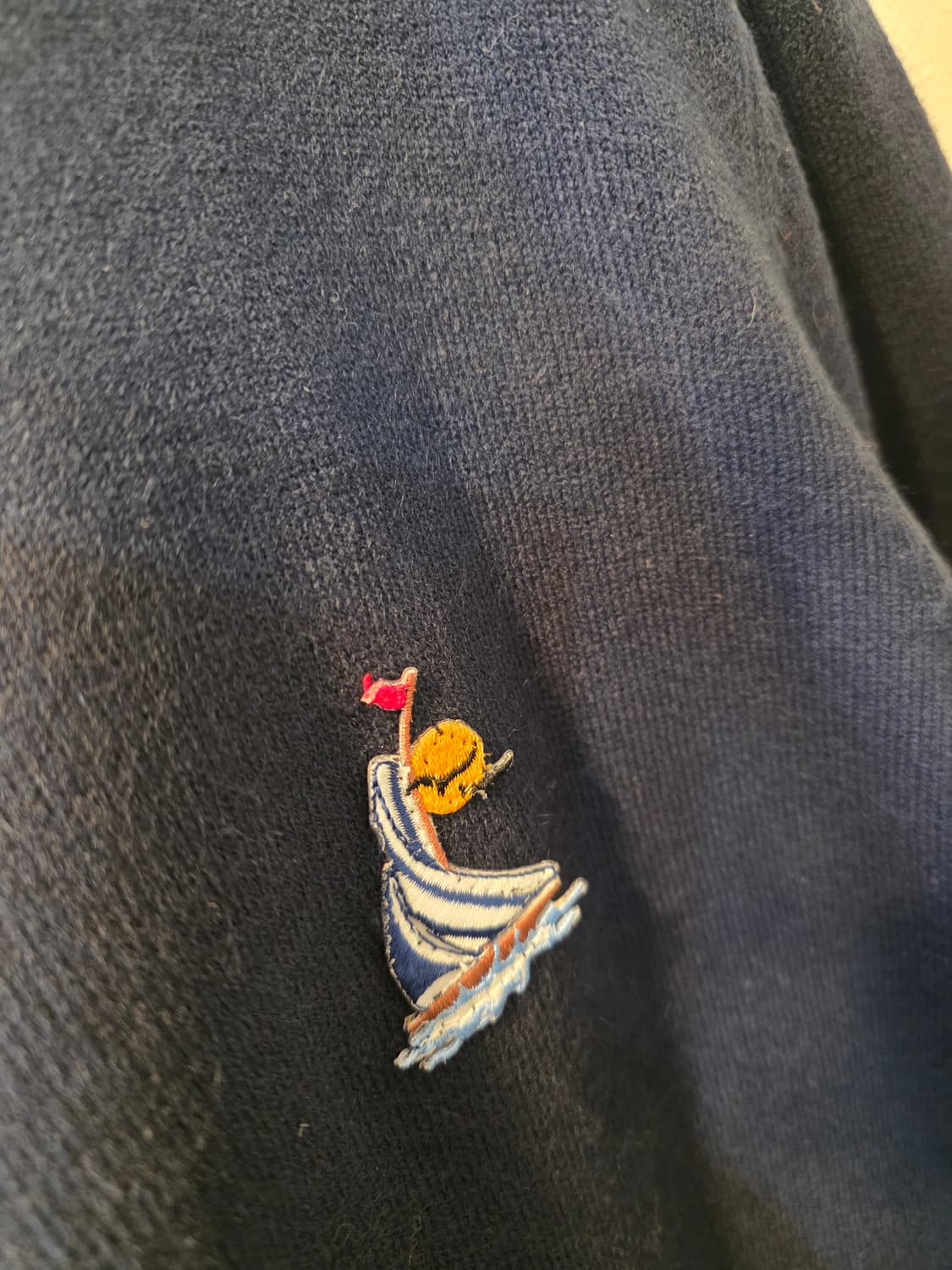 폴로 랄프로렌 램스울 니트 L 네이비 상품이미지5