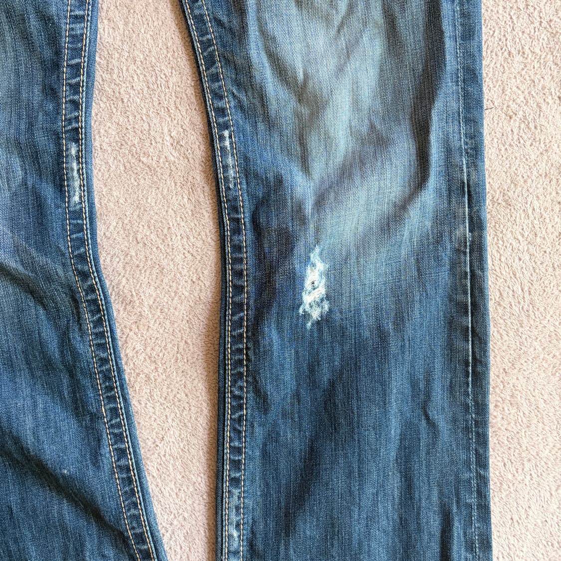 MEK DENIM USA 와이드 부츠컷 데님팬츠 상품이미지4