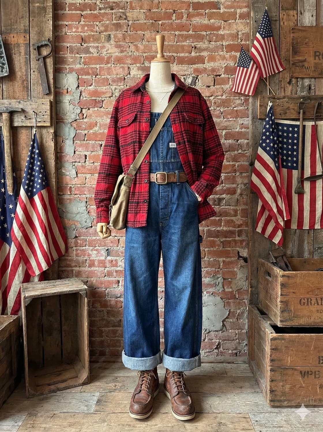 울리치 아메카지 레드 타탄 셔츠 상품이미지3