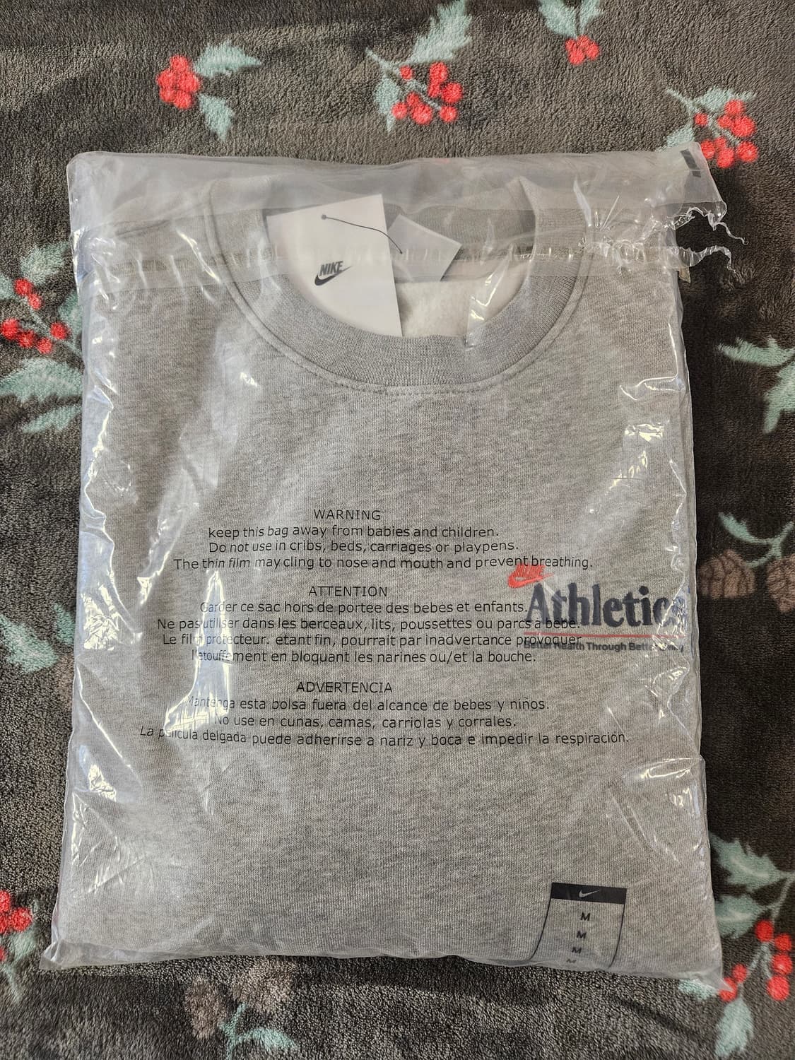 [해외M]나이키 스포츠웨어 원데이 앳 어 타임 기모 스웨트탑 그레이 상품이미지5