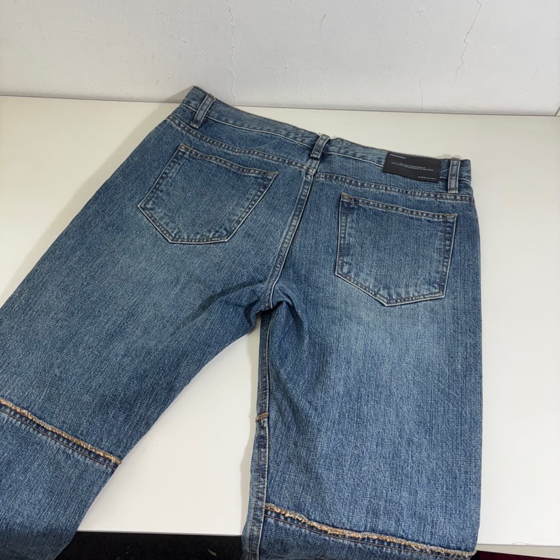 L 디스이즈네버댓 중청워시드 레귤러핏 크롭진 상품이미지4