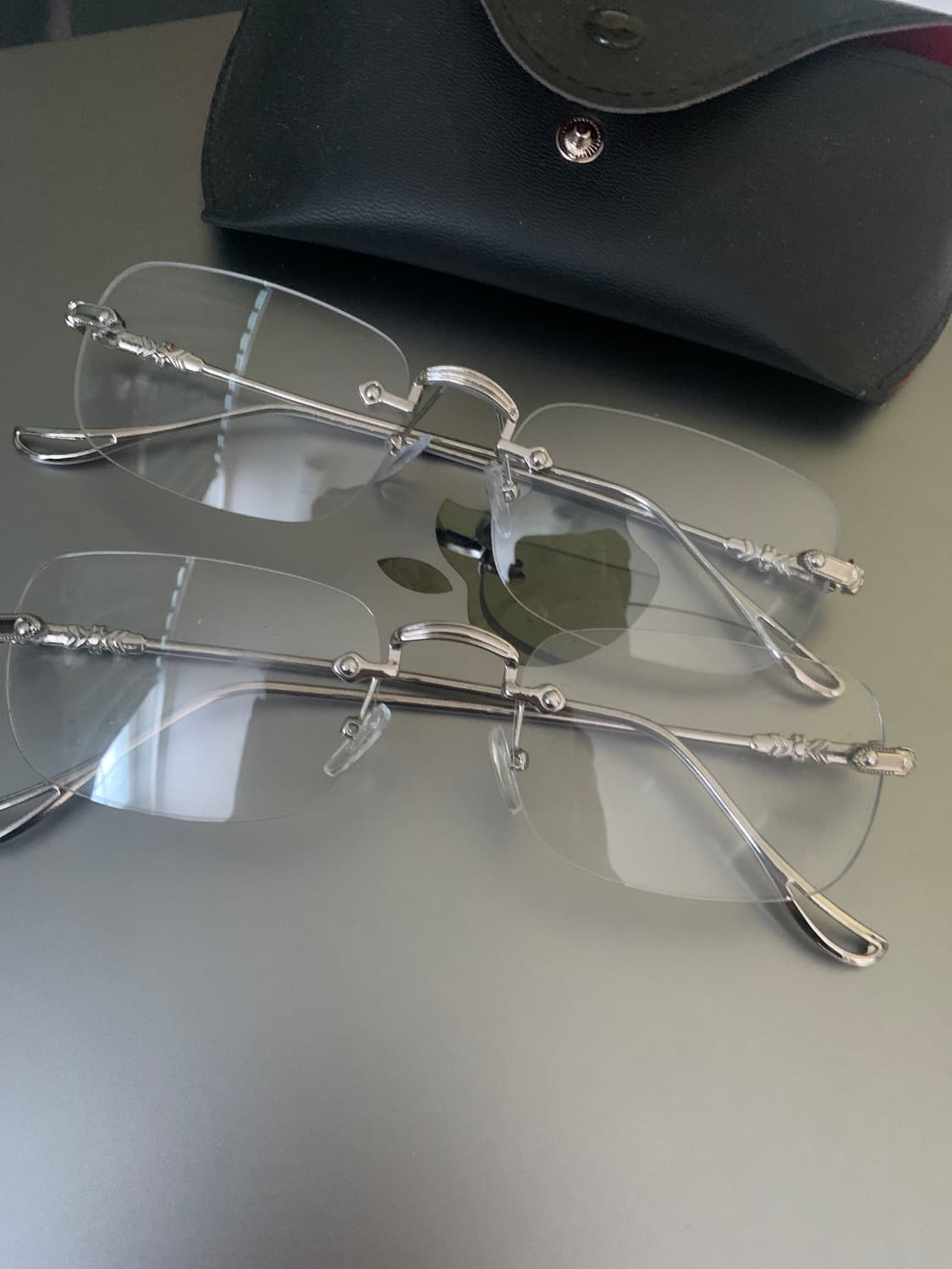 빈티지 무테 안경 상품이미지1