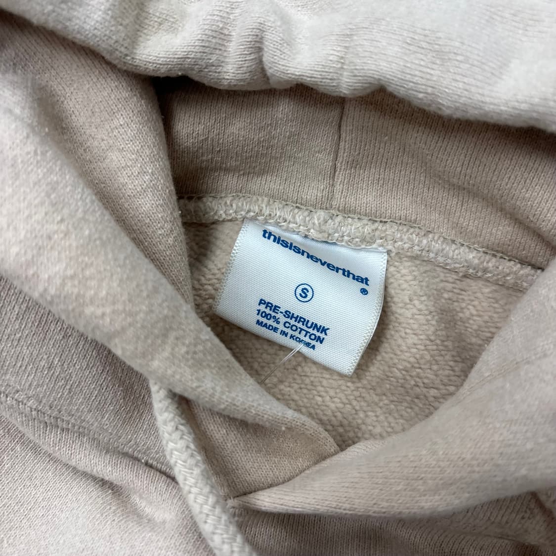 디스이즈네버댓 더티워싱 빅로고 후드티 상품이미지4
