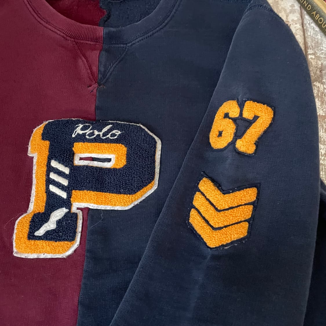 폴로 랄프로렌 배색 크루넥 스웻셔츠 상품이미지4