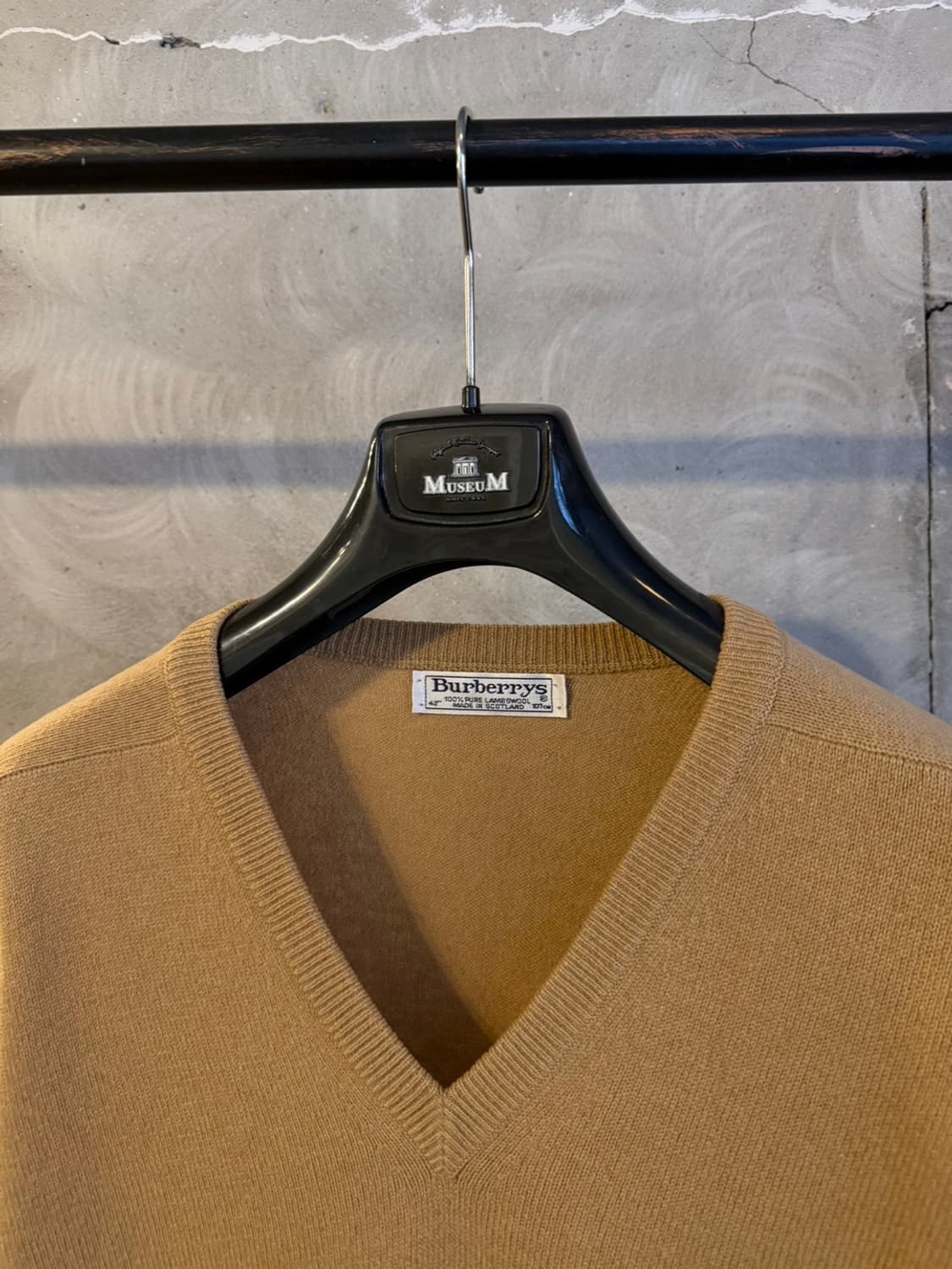 80s 버버리 스코티쉬 램스울 니트 100~105 상품이미지3