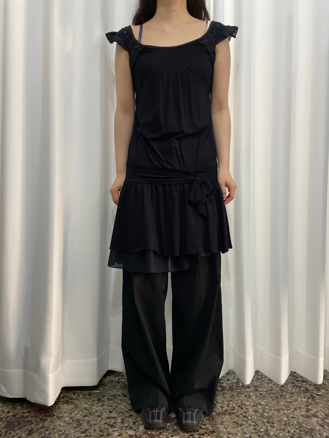 morgan design dress 상품이미지2