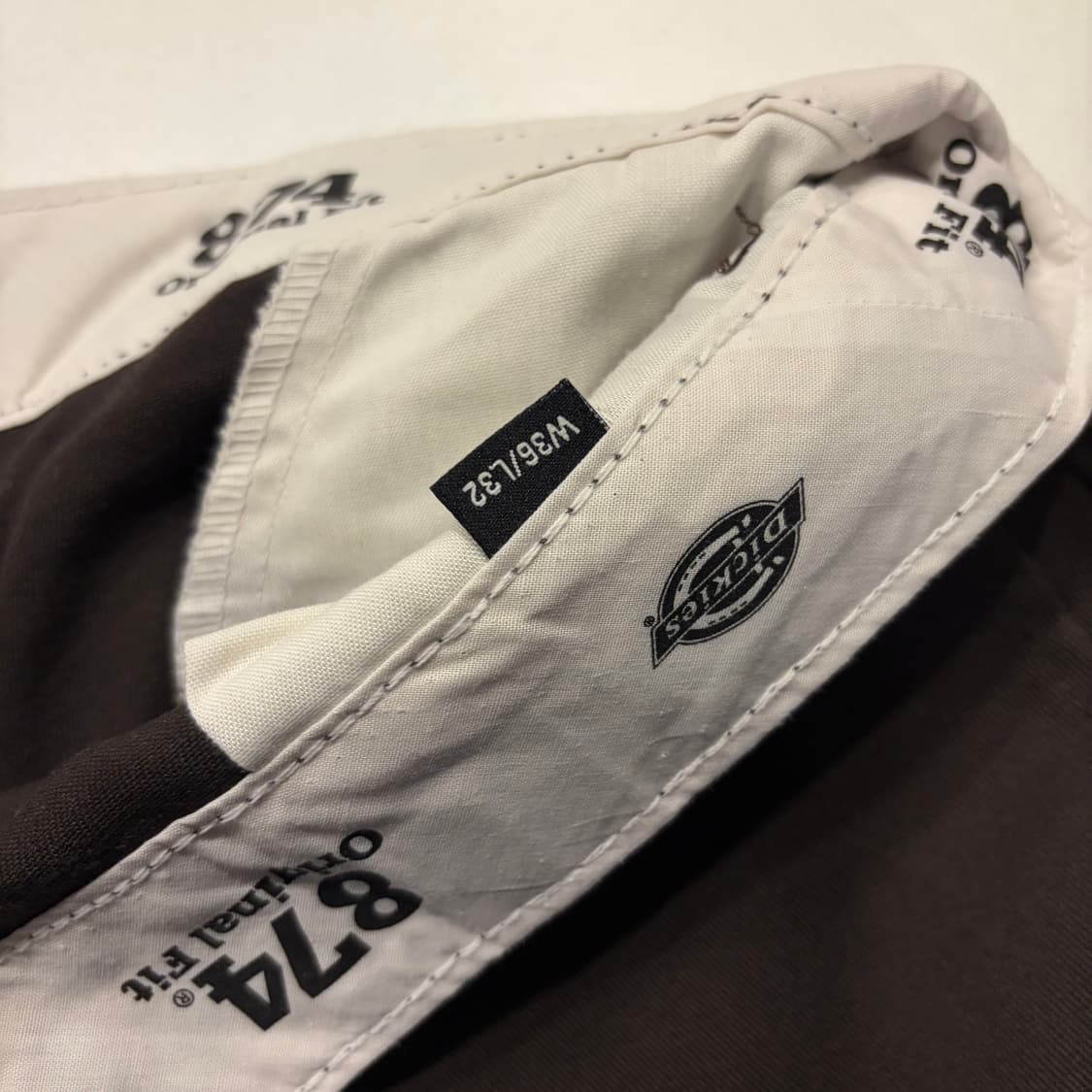 [36x32] 디키즈 874 오리지널핏 브라운 워크 팬츠 C700 상품이미지7