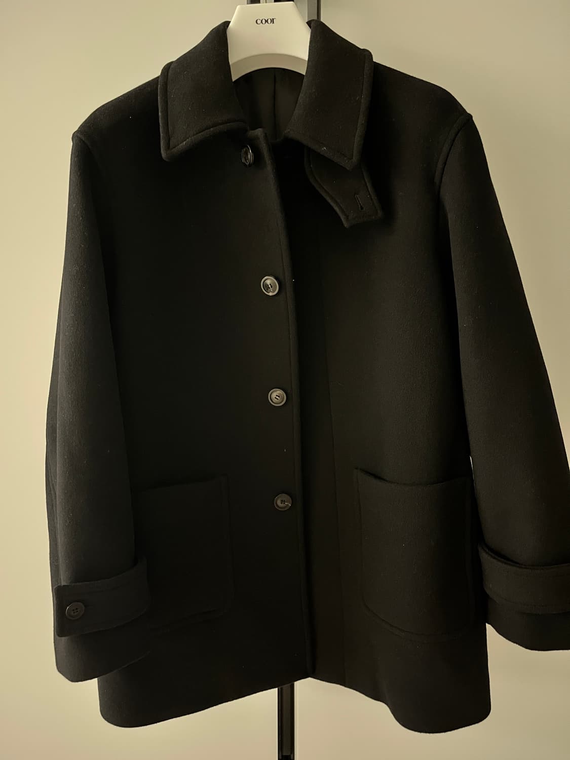 쿠어 벨란디 캐시미어 블렌드 하프 코트 (m) 상품이미지1