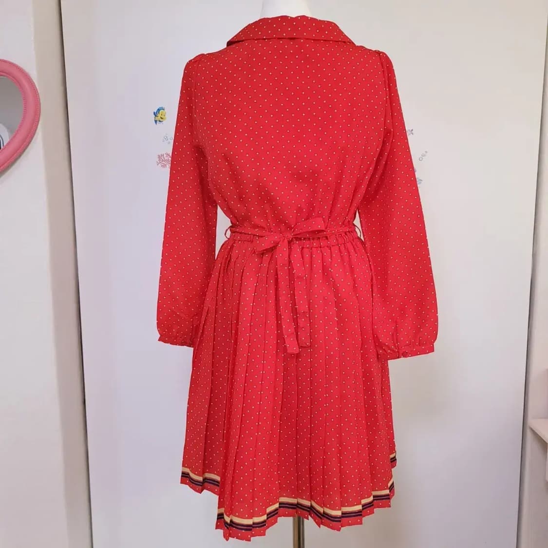 일본빈티지 레트로 땡땡이원피스 상품이미지9