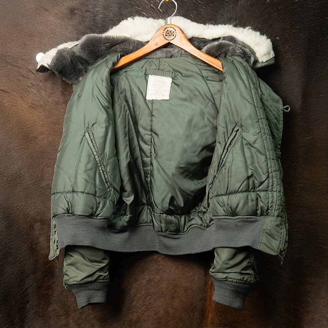 [L] 80s 미군 오리지널 N-2B 플라이트 파카  상품이미지9