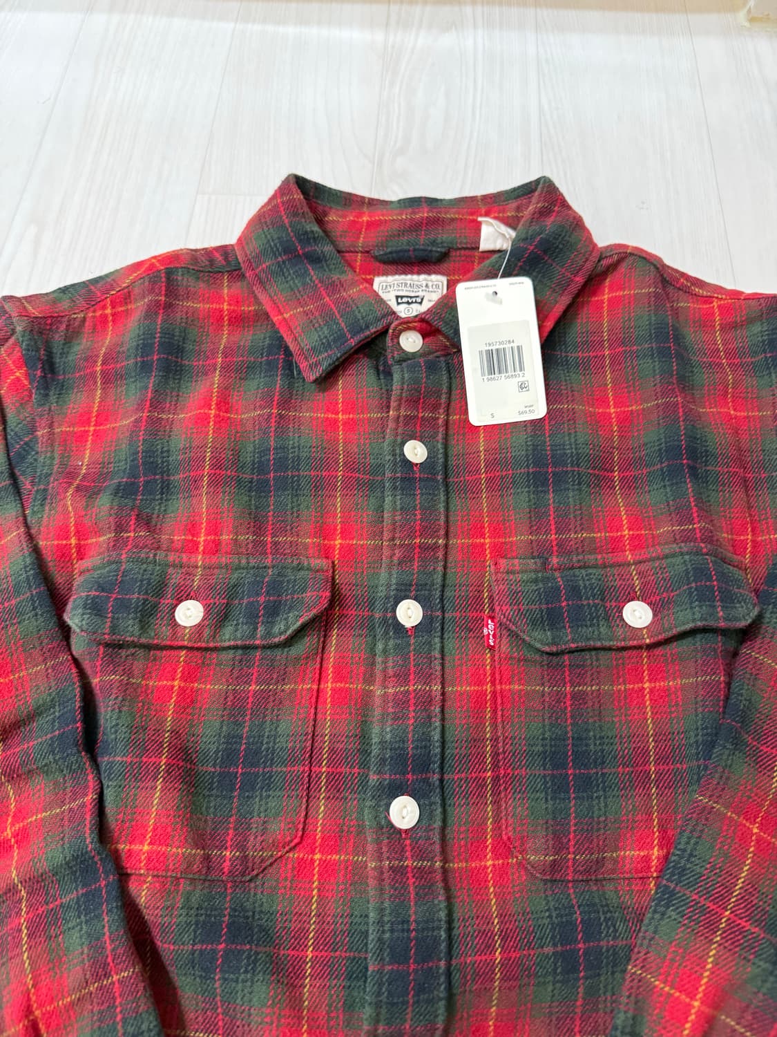 리바이스 잭슨 워커 체크 셔츠 새상품 상품이미지3