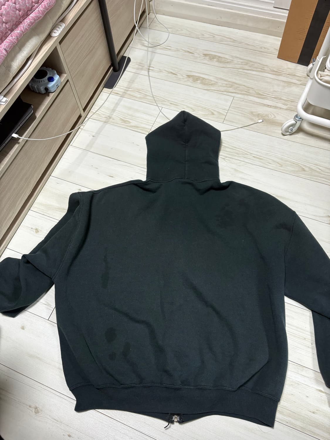 러셀 Russell 90s 후드집업 블랙 XXL 상품이미지2