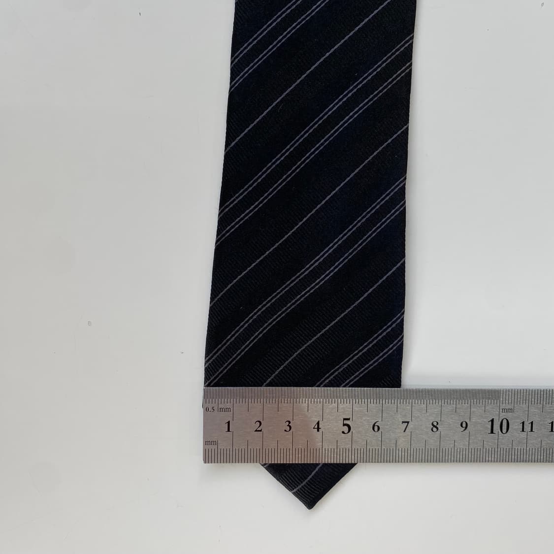 COMME CA ISM(꼼사이즘) 블랙 실크넥타이6.6cm 상품이미지7