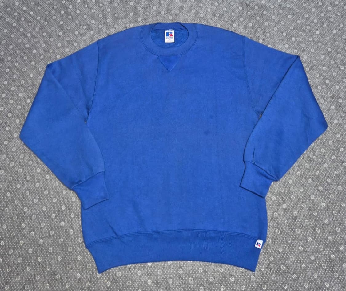 [M]90s US Made 러셀 블루 스웻 -125 상품이미지1