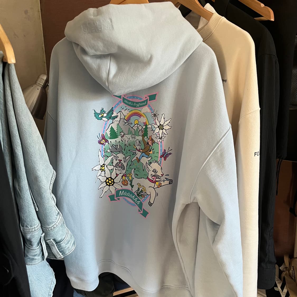 L) Vetements 19fw 아나키 고트 후디 상품이미지2