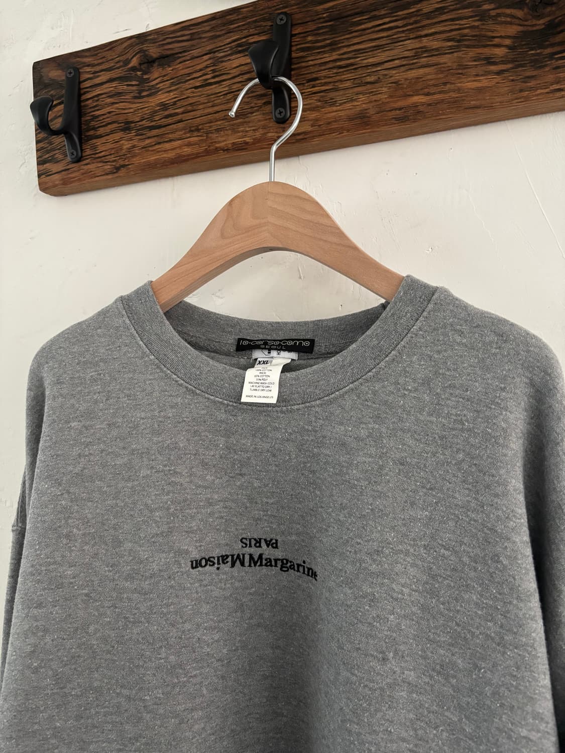 하우스 오브 950 리버스 로고 그레이 맨투맨 상품이미지8