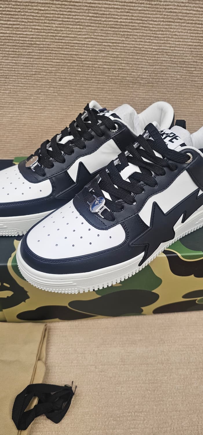 BAPE Sta OS #2 블랙/화이트 280 상품이미지2