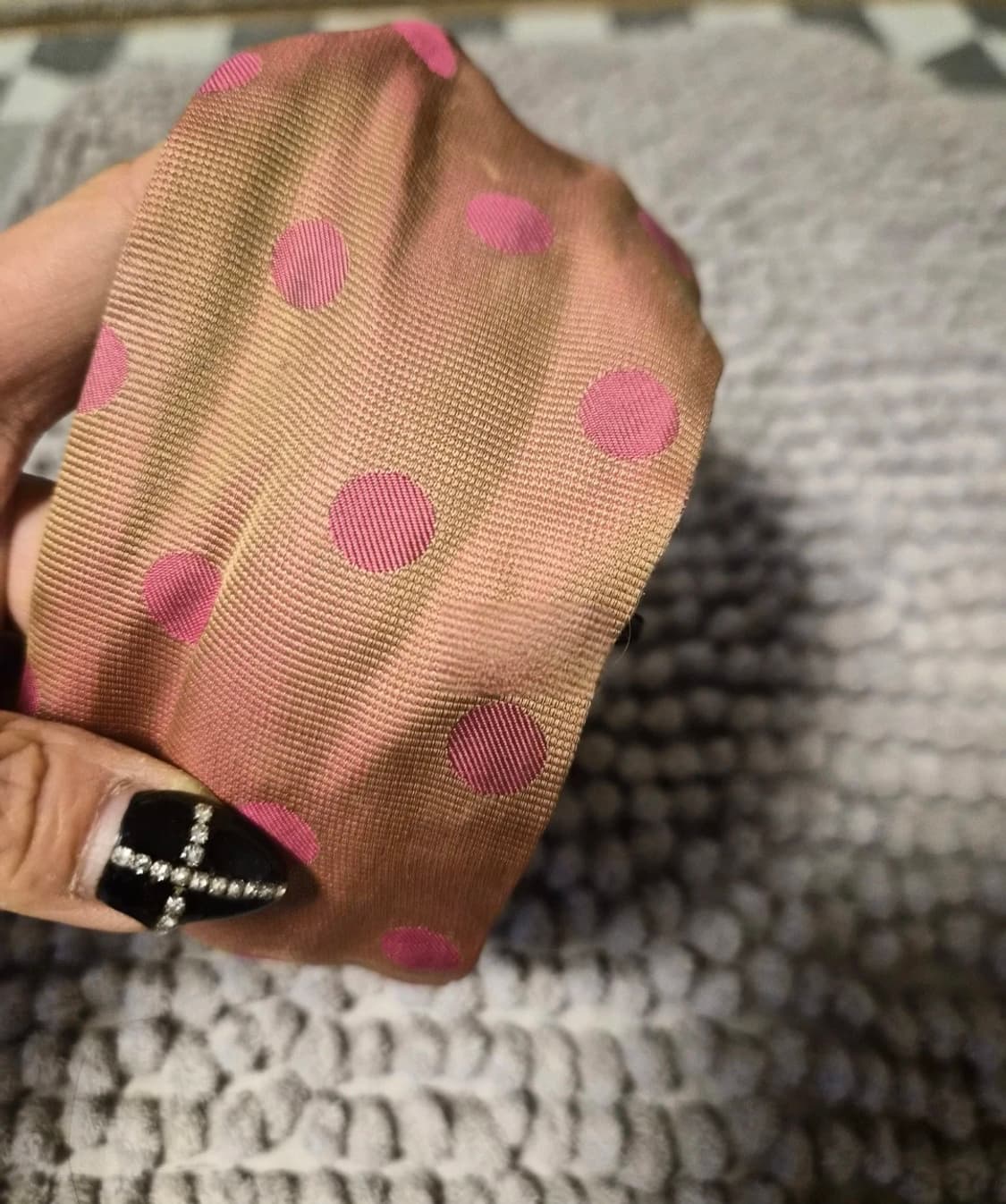 Frances B. 브랜드의  실크 헤어밴드 상품이미지3