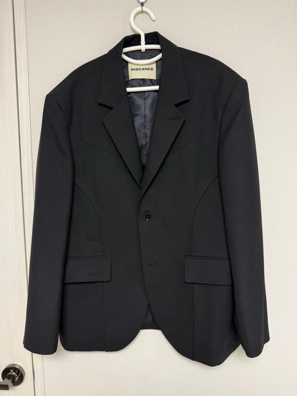 INSILENCE 블랙 테일러드 자켓 (L, 105) 상품이미지1