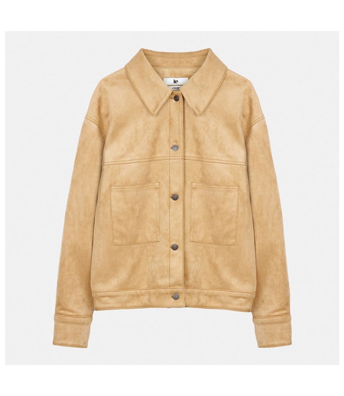 Le 르 스웨이드 트러커 오버핏 싱글 자켓 블레이저 F 상품이미지7