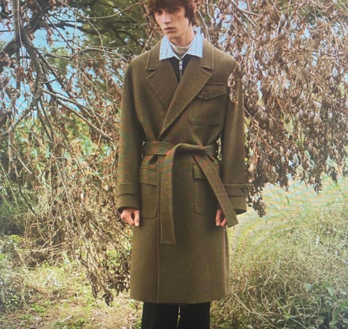 앤더슨벨 유니섹스 밀리터리 로브 코트 판매합니다. 상품이미지2