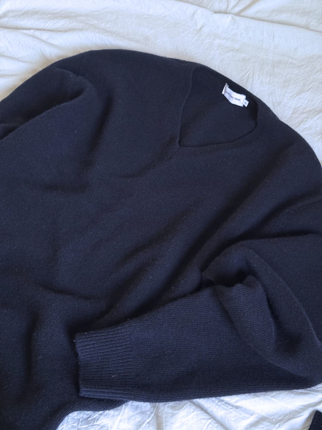 스테디 에브리웨어 코지 울 캐시미어 브이넥 니트 상품이미지2