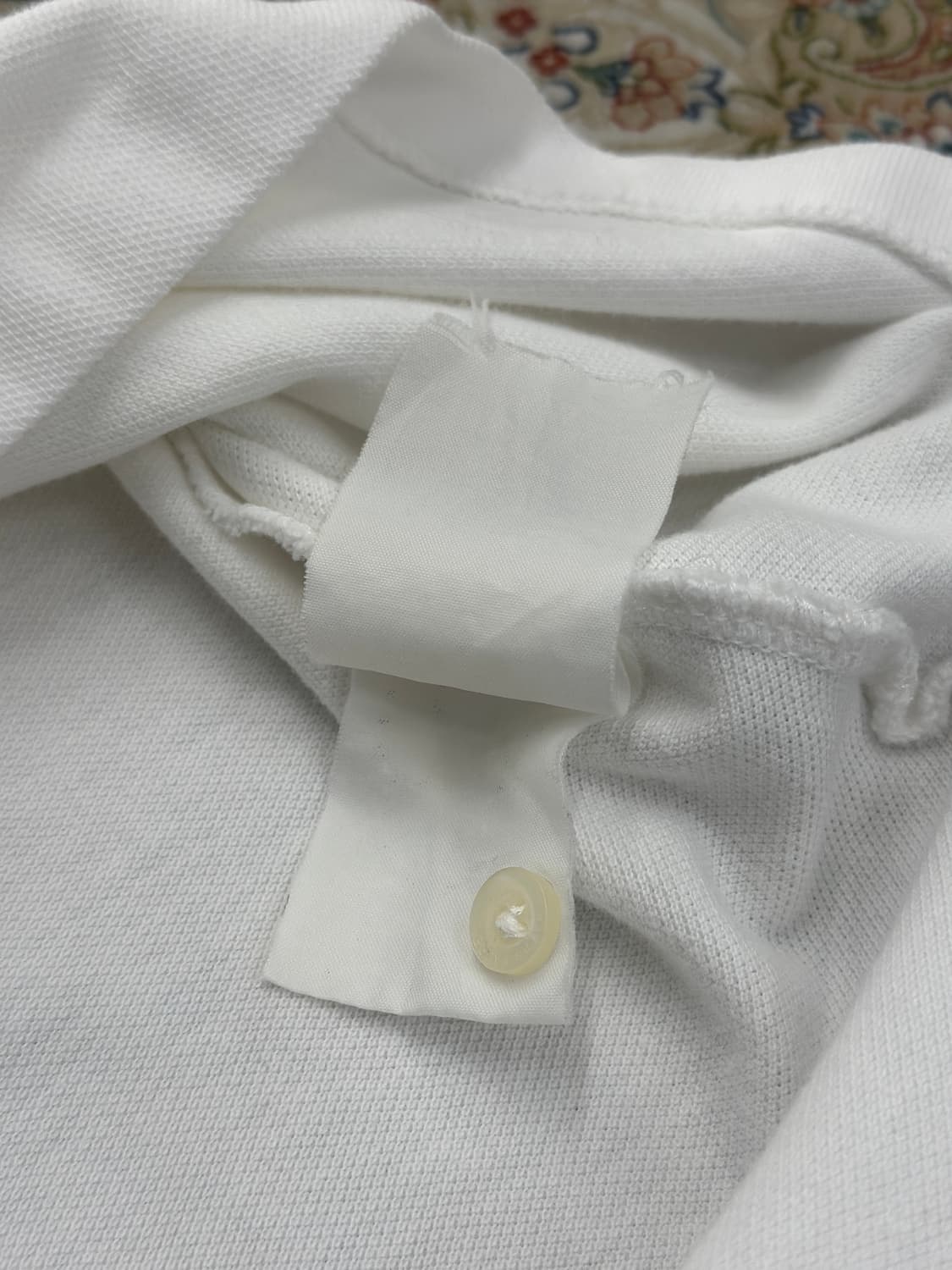 랄프로렌 화이트/블루 슬림핏 더블 빅포니 카라티 상품이미지6