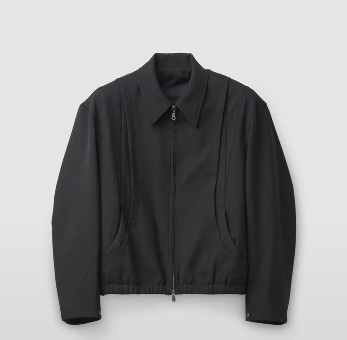 쿠어 울 블루종 (블랙) L 상품이미지1