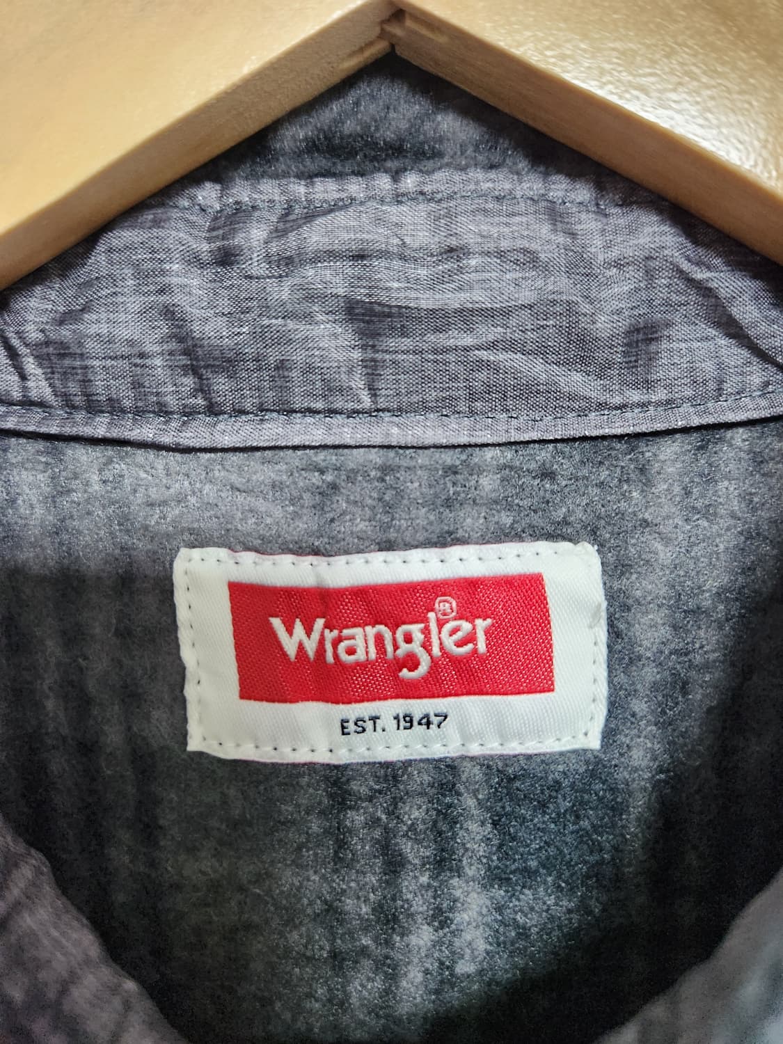 랭글러Wrangler 체크 플란넬 셔츠 L - S77 상품이미지4