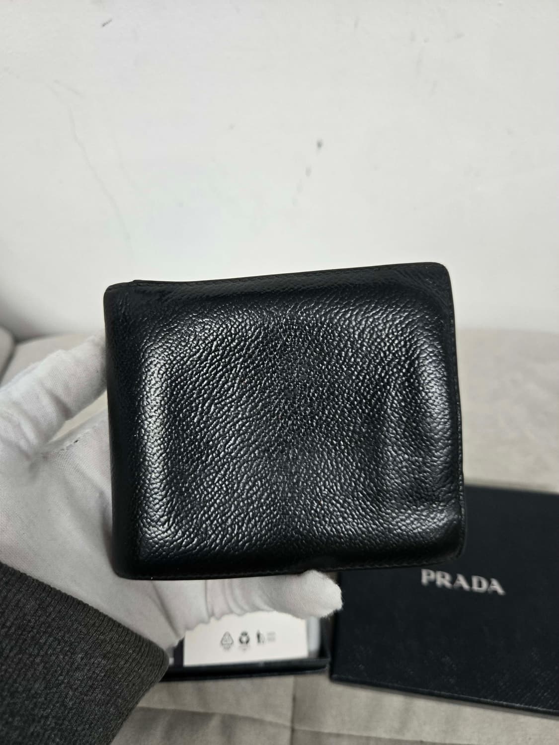 [보증서 정품]프라다 사피아노 반지갑 상품이미지3