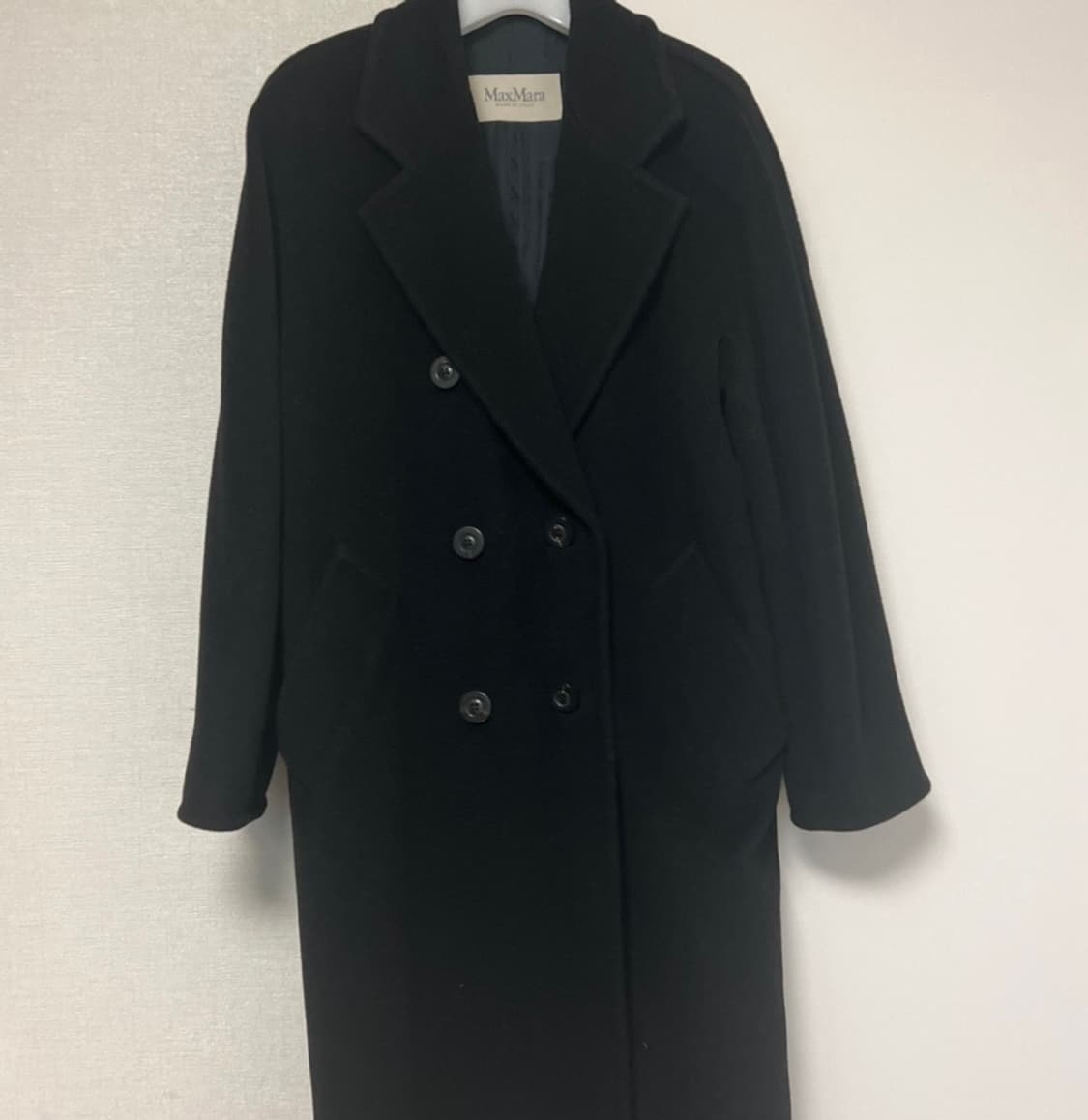 막스마라 마담 코트 블랙 36 상품이미지4
