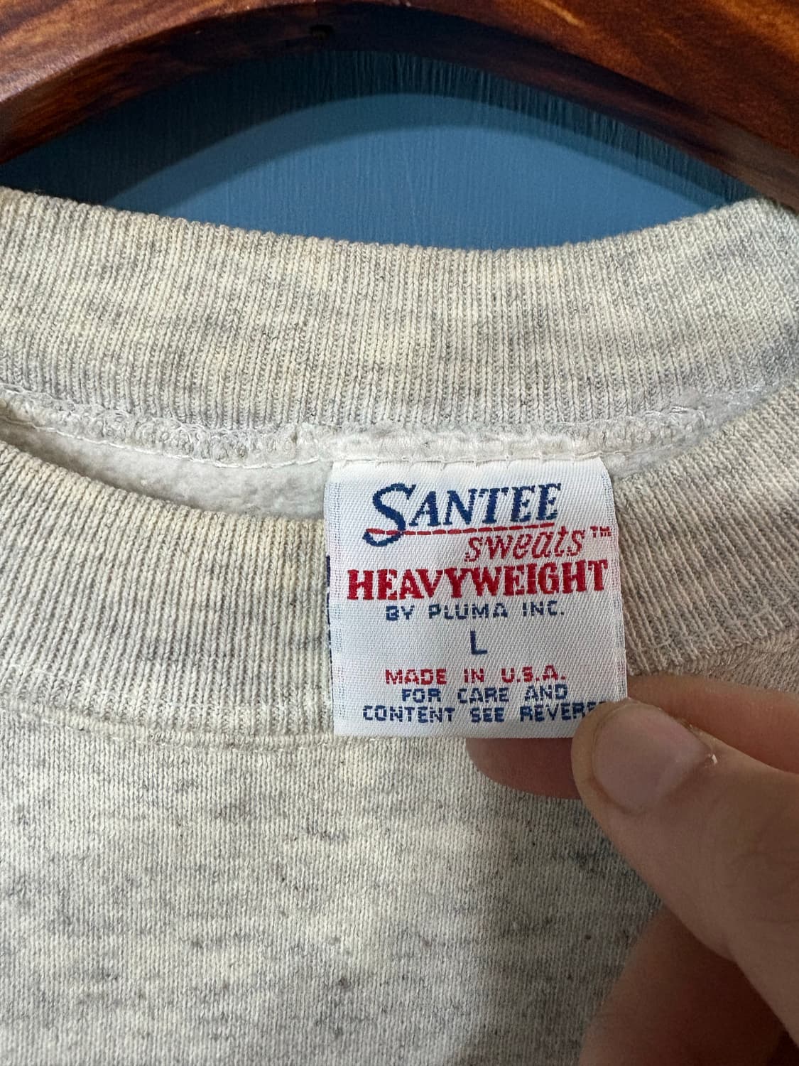 90’s USA Santee Sweatshirt. 상품이미지3