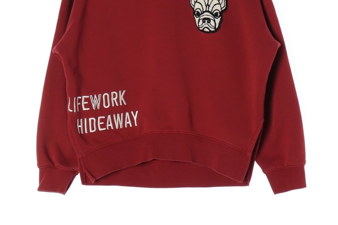 LIFEWORK 기모 맨투맨 S 상품이미지4