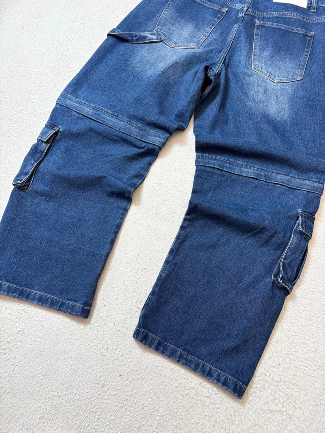 세컨드모노 멀티 포켓 와이드 데님 팬츠 PN6771 상품이미지8